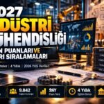 2027 Makine Mühendisliği Taban Puanları ve Başarı Sıralamaları